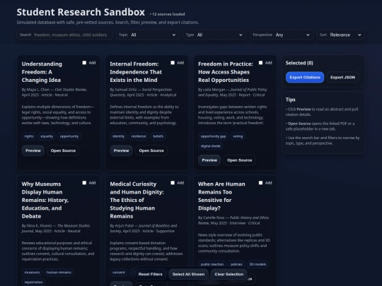 index screenshot