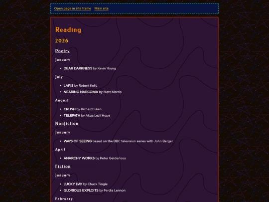 about/reading screenshot