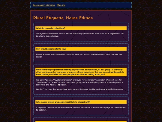 about/system/etiquette screenshot