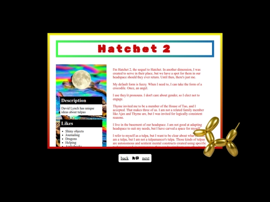 about/system/hatchet2 screenshot