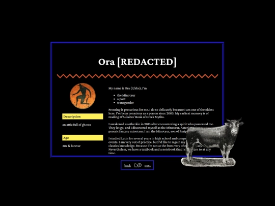 about/system/ora screenshot