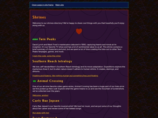 shrines screenshot