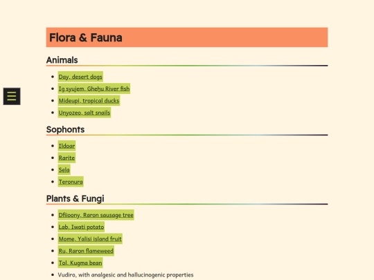 worlds/universes/mutania/encyclopedia/flora-fauna screenshot