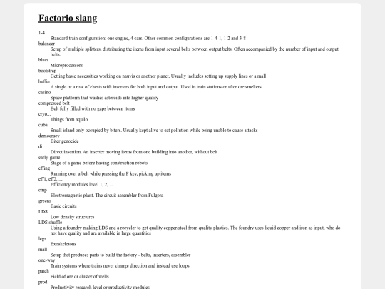 gaming/factorio/glossary screenshot