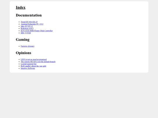 index screenshot