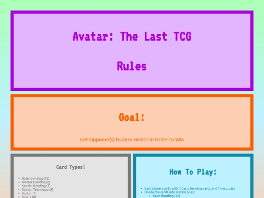 Rules screenshot