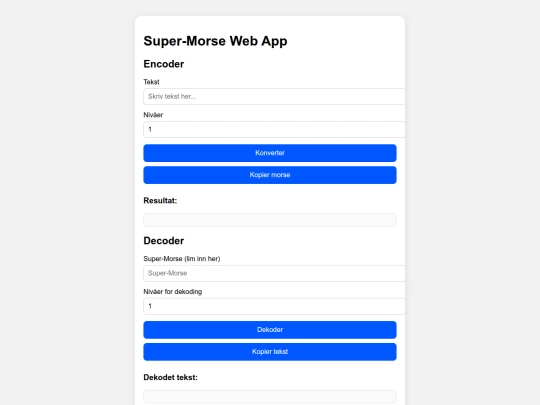 SuperMorse screenshot