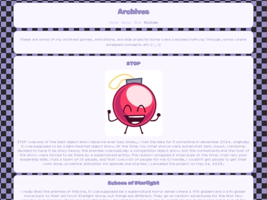 archives screenshot