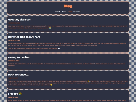 blog screenshot