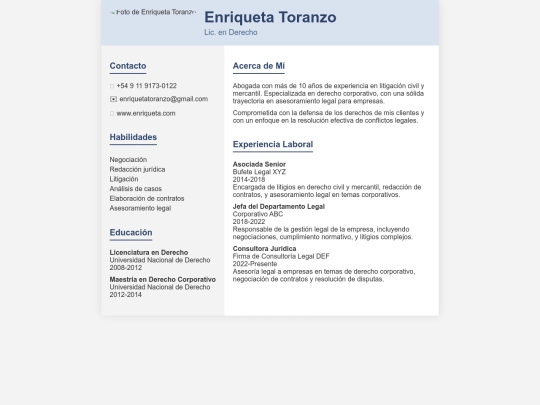 curriculum screenshot
