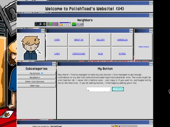pages/links screenshot