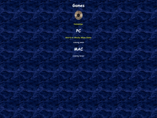 games screenshot