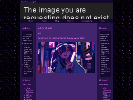 aboutme screenshot