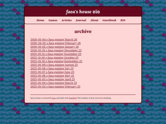 archive screenshot
