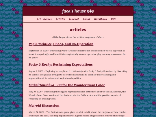 articles screenshot