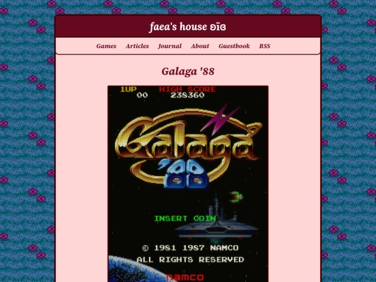 posts/galaga-88 screenshot