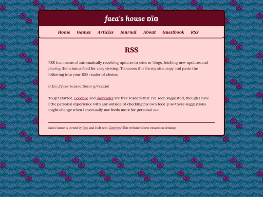 rss screenshot