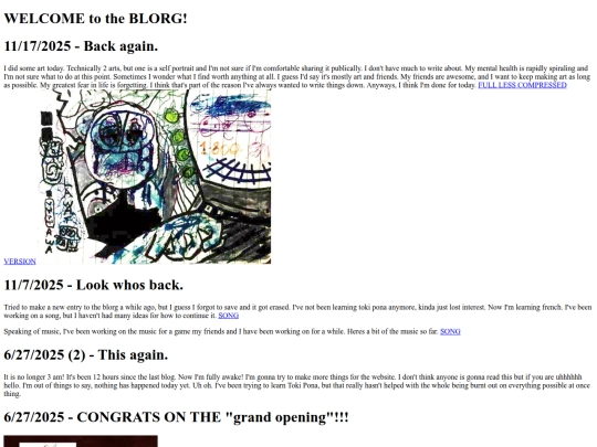 blorg screenshot