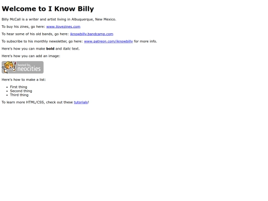 index screenshot