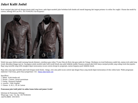 jaket-kulit-jadul screenshot