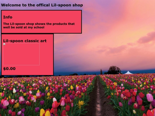 Shop screenshot