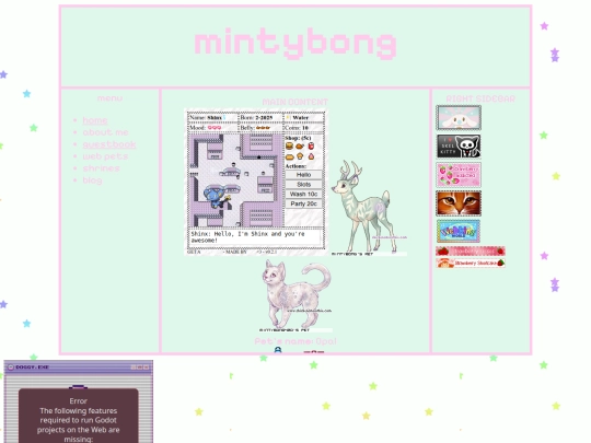 webpets screenshot