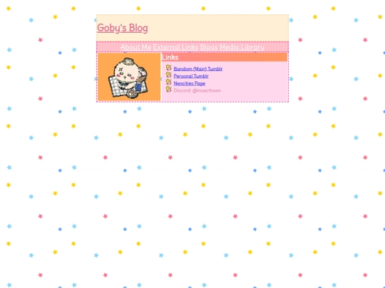 links screenshot