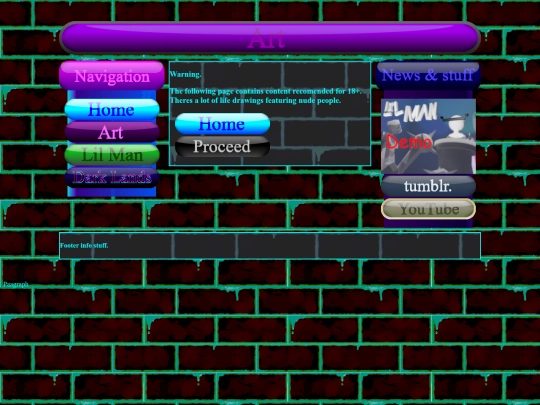 Warning screenshot