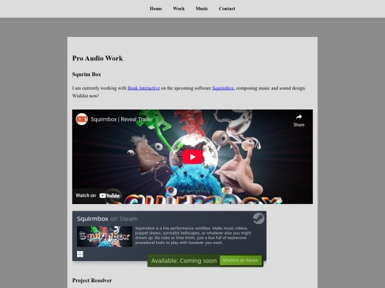 work screenshot