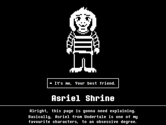 Fandom/Asriel screenshot