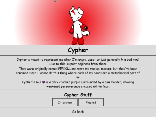 Sonas/Cypher screenshot