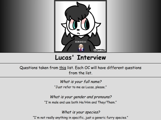 Sonas/Interviews/LucasInterview screenshot