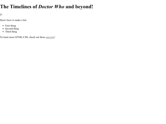 timelines screenshot