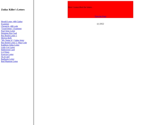 letters screenshot