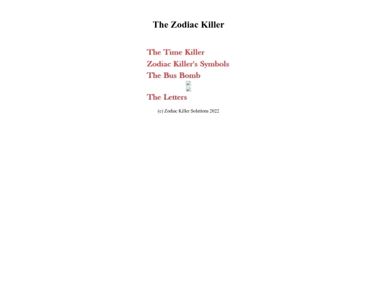 zodiackiller screenshot