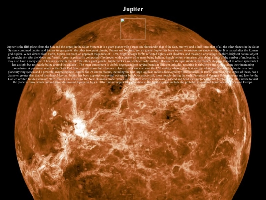 Jupiter screenshot