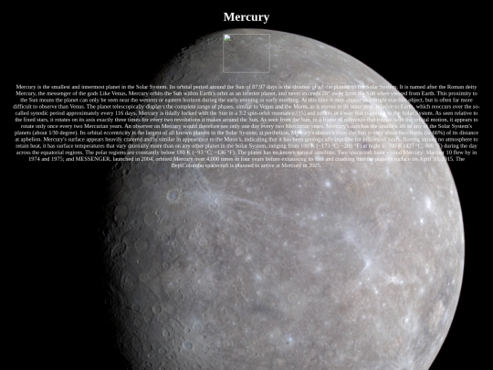 Mercury screenshot