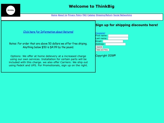 Shipping screenshot