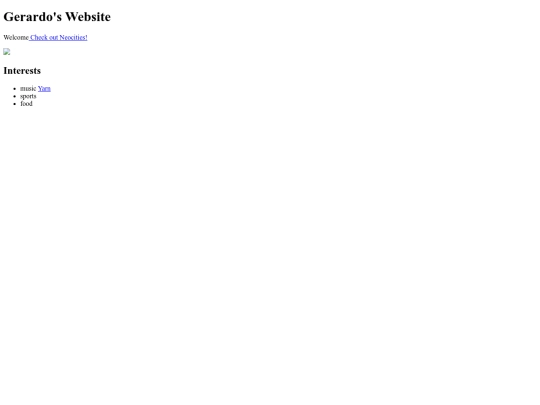 index screenshot