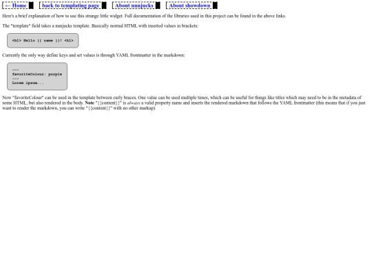 about-templating screenshot