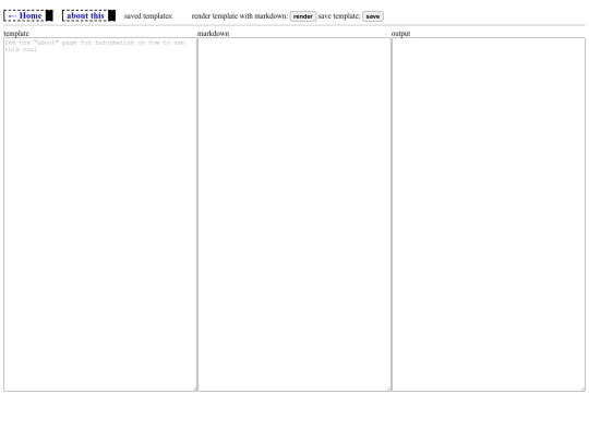 templating screenshot