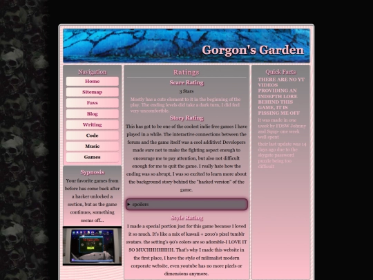 GorgonsGarden screenshot