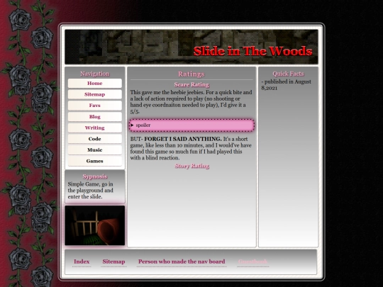 Slideinthewoods screenshot