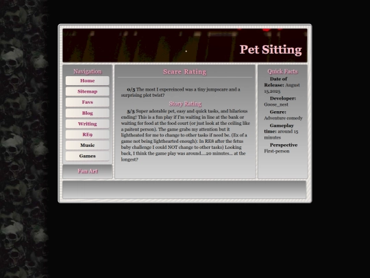 petsitting screenshot