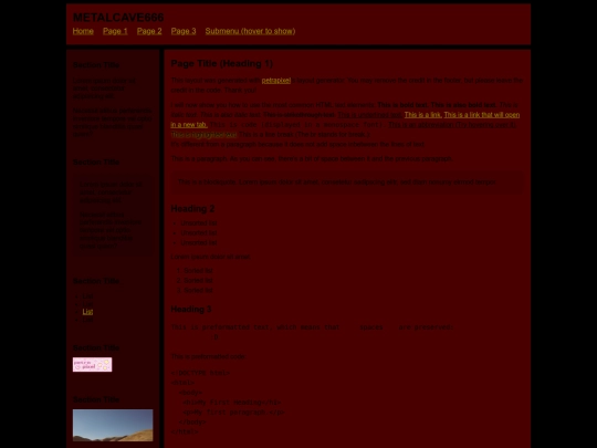 index screenshot