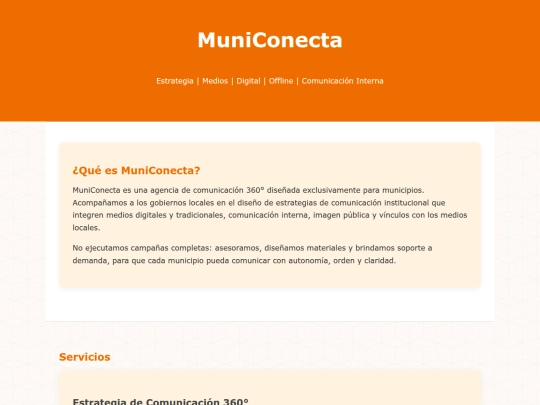 MUNICONECTA screenshot