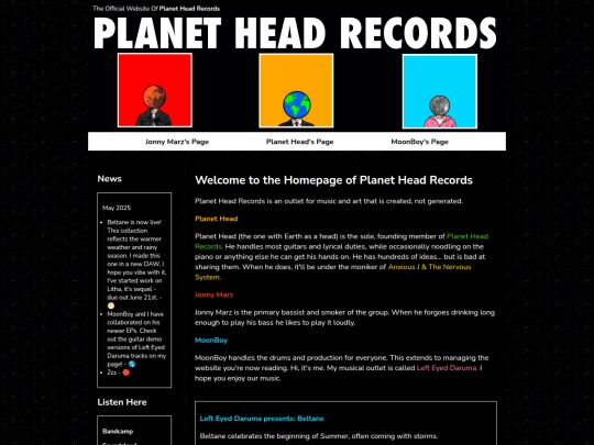 homepage screenshot