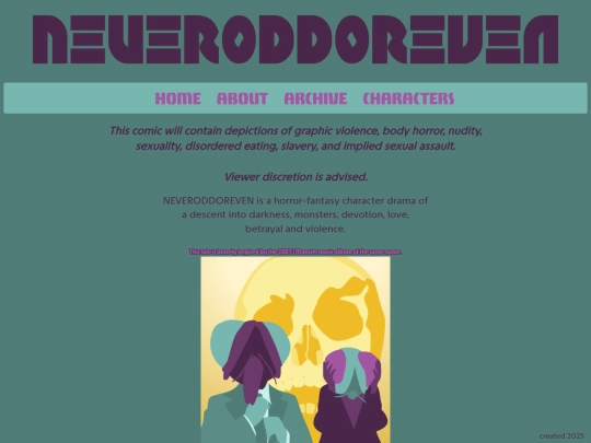 NEVERODDOREVEN/aboutPage screenshot