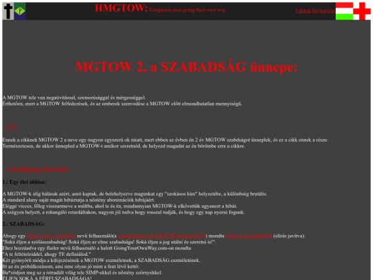 hu/MGTOW2 screenshot