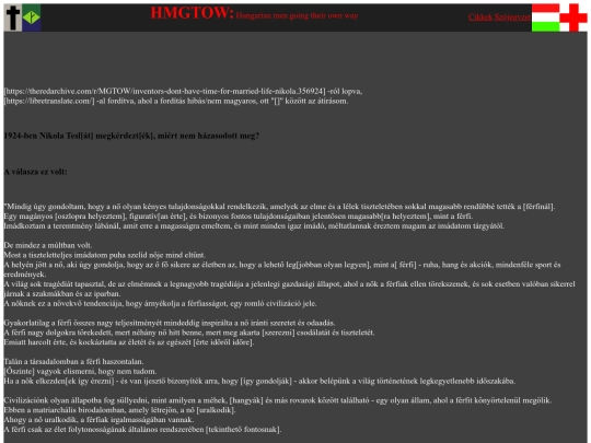 hu/TeslaMGTOW screenshot